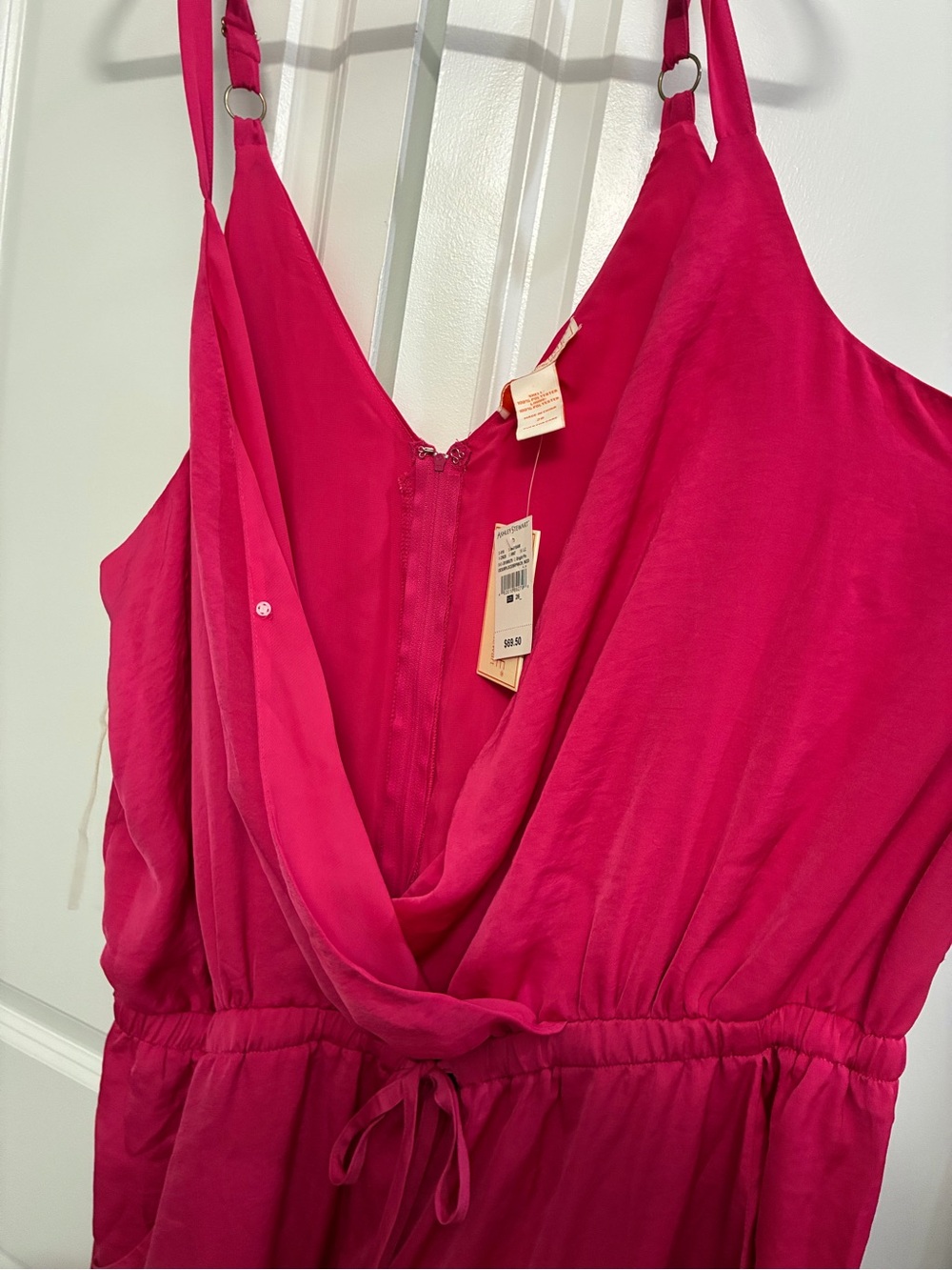 Ashley Stewart Fuchsia Strapless Jumpsuit - Picture 2 of 11